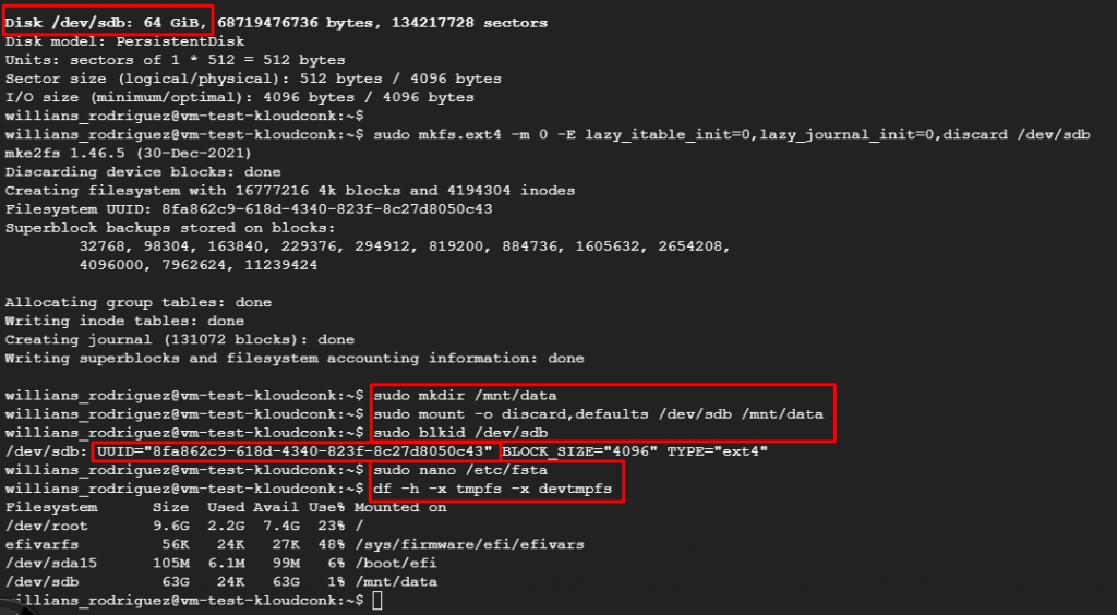 crear una vm en gcp con GCloud